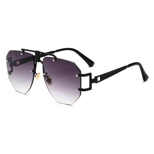 Metaalraamlose sonbrille vir vroue