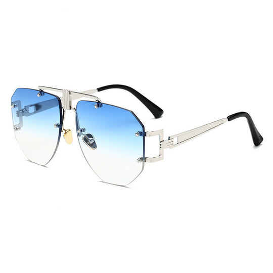 Metaalraamlose sonbrille vir vroue