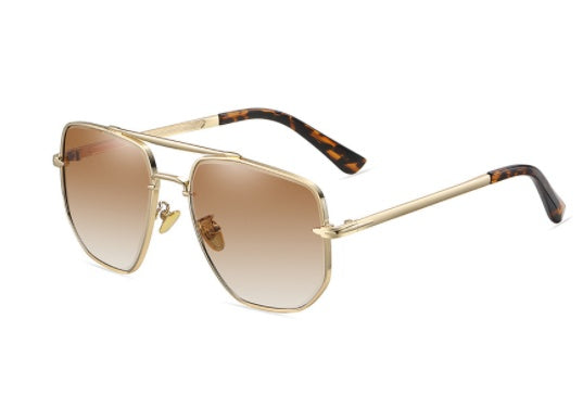 Metaalraamlose sonbrille vir vroue