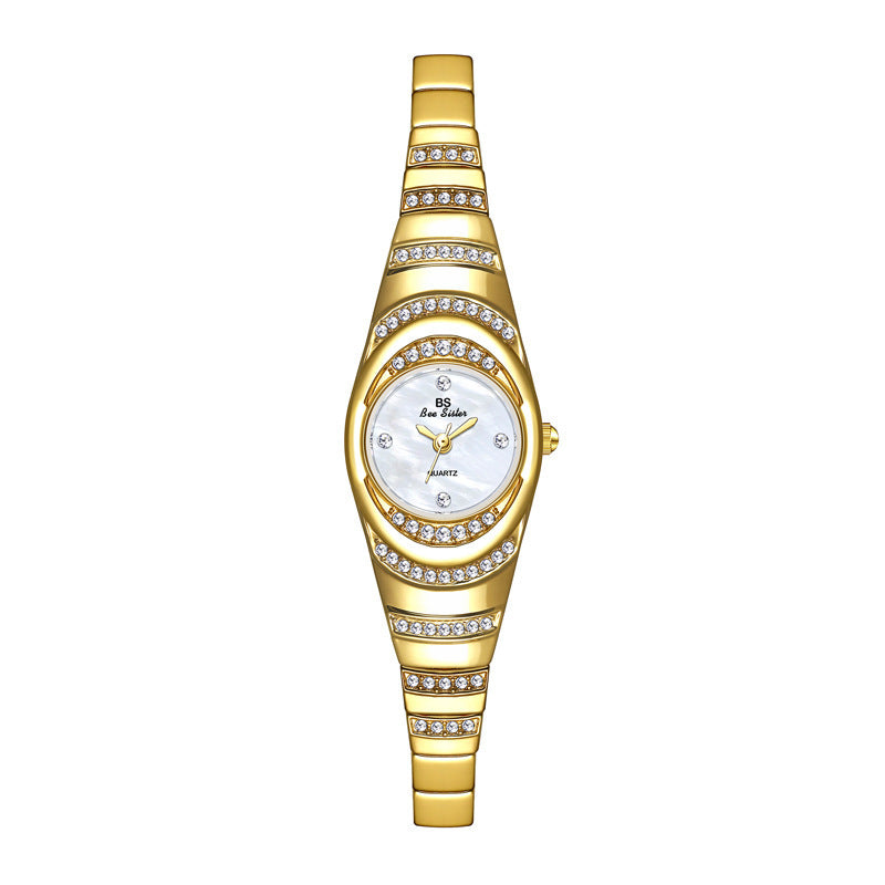 Ladies Gold Watch Diamond Wristwatch Female Fashion