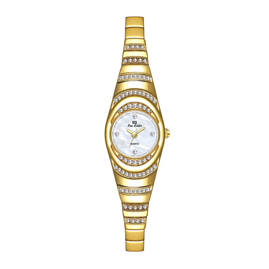 Ladies Gold Watch Diamond Wristwatch Female Fashion