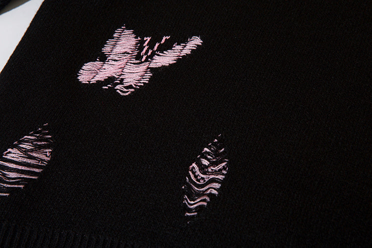 Retro Design Sweater Casual Versatile Woman