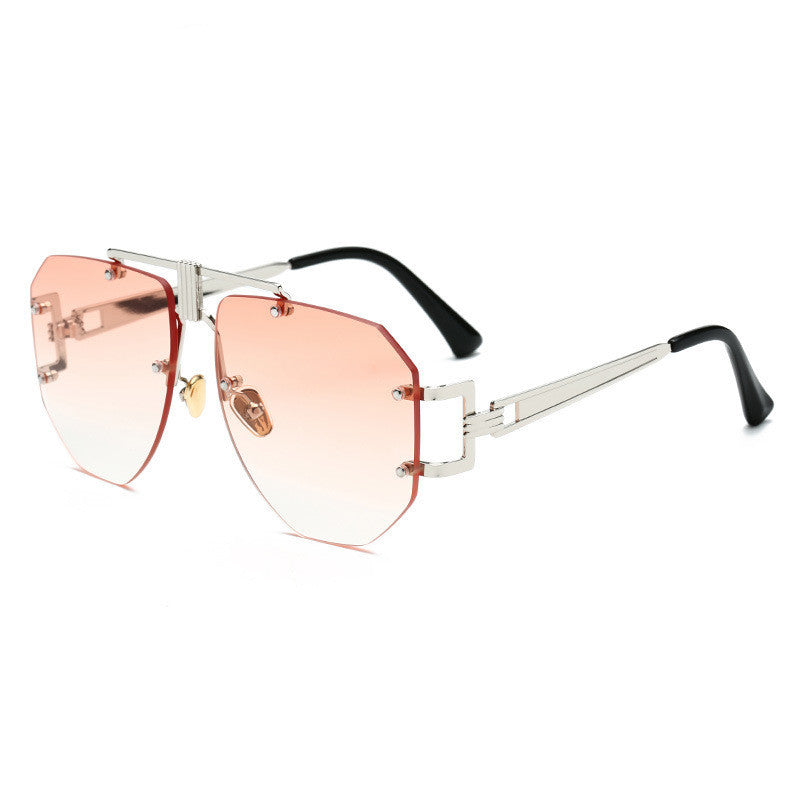 Metaalraamlose sonbrille vir vroue