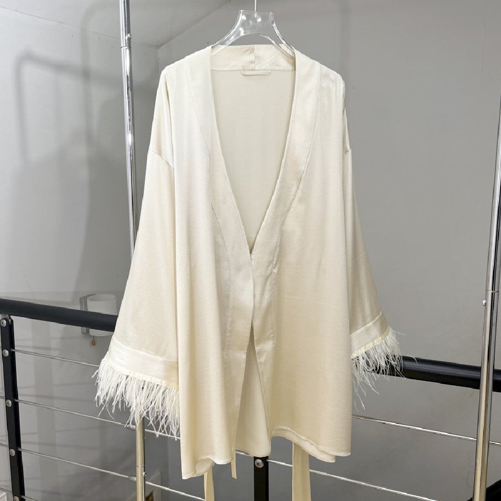 Simple Morning Gown Pajamas Home Clothes